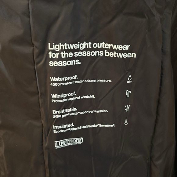 RAINS Long Padded Nylon Coat size M - Picture 6 of 12